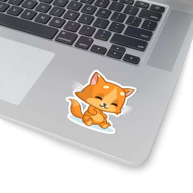 Adorable Cat Kiss-Cut Stickers | Cute Cat Decor, Laptop Stickers, Gifts for Cat Lovers, Fun Stationery, Pet-Themed Party Favors