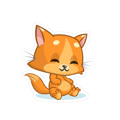 Adorable Cat Kiss-Cut Stickers | Cute Cat Decor, Laptop Stickers, Gifts for Cat Lovers, Fun Stationery, Pet-Themed Party Favors