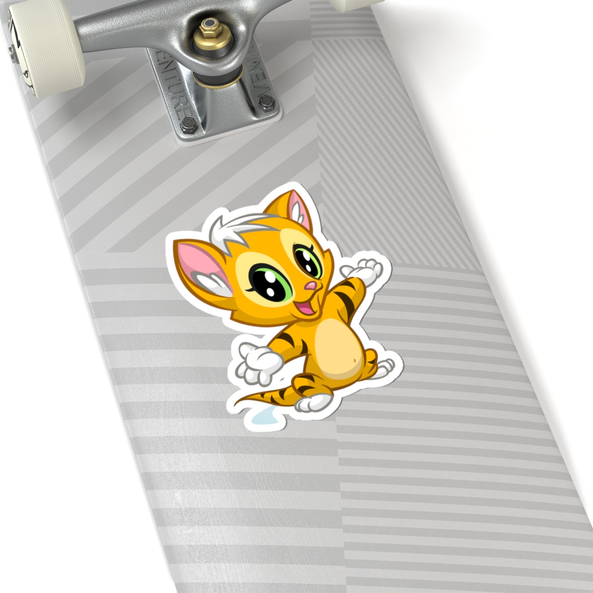 Adorable Cat Kiss-Cut Stickers – Cute Animal Decor for Laptops, Notebooks, Gifts, Craft Projects, Kid's Rooms
